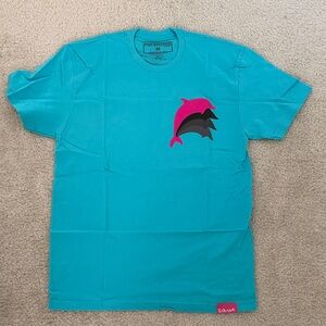 Pink Dolphin Aqua Graphic Tee